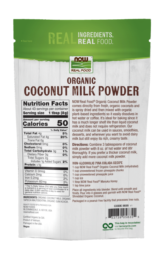 Milk, Coconut, Powder, Organic 12 oz