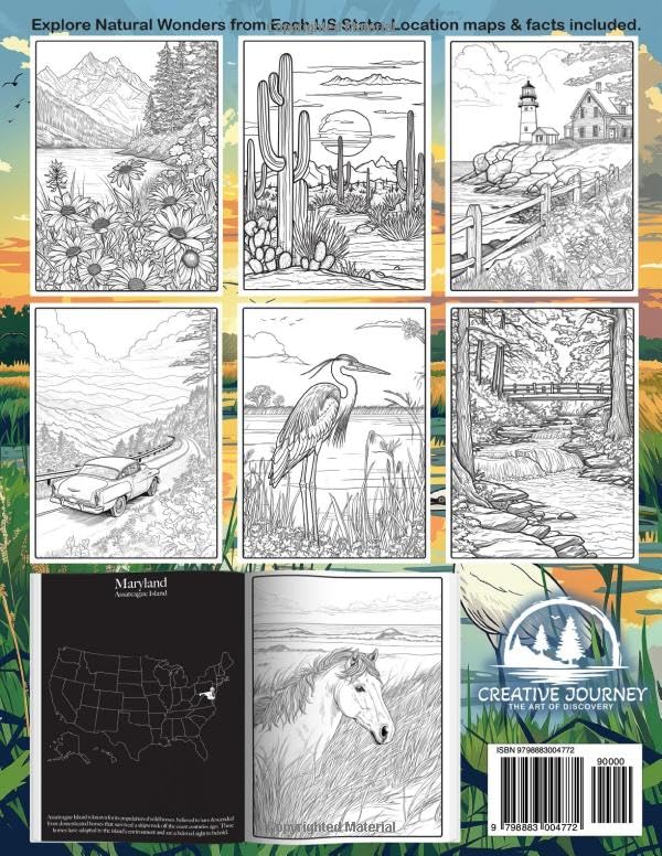 Nature Coloring Book for Adults