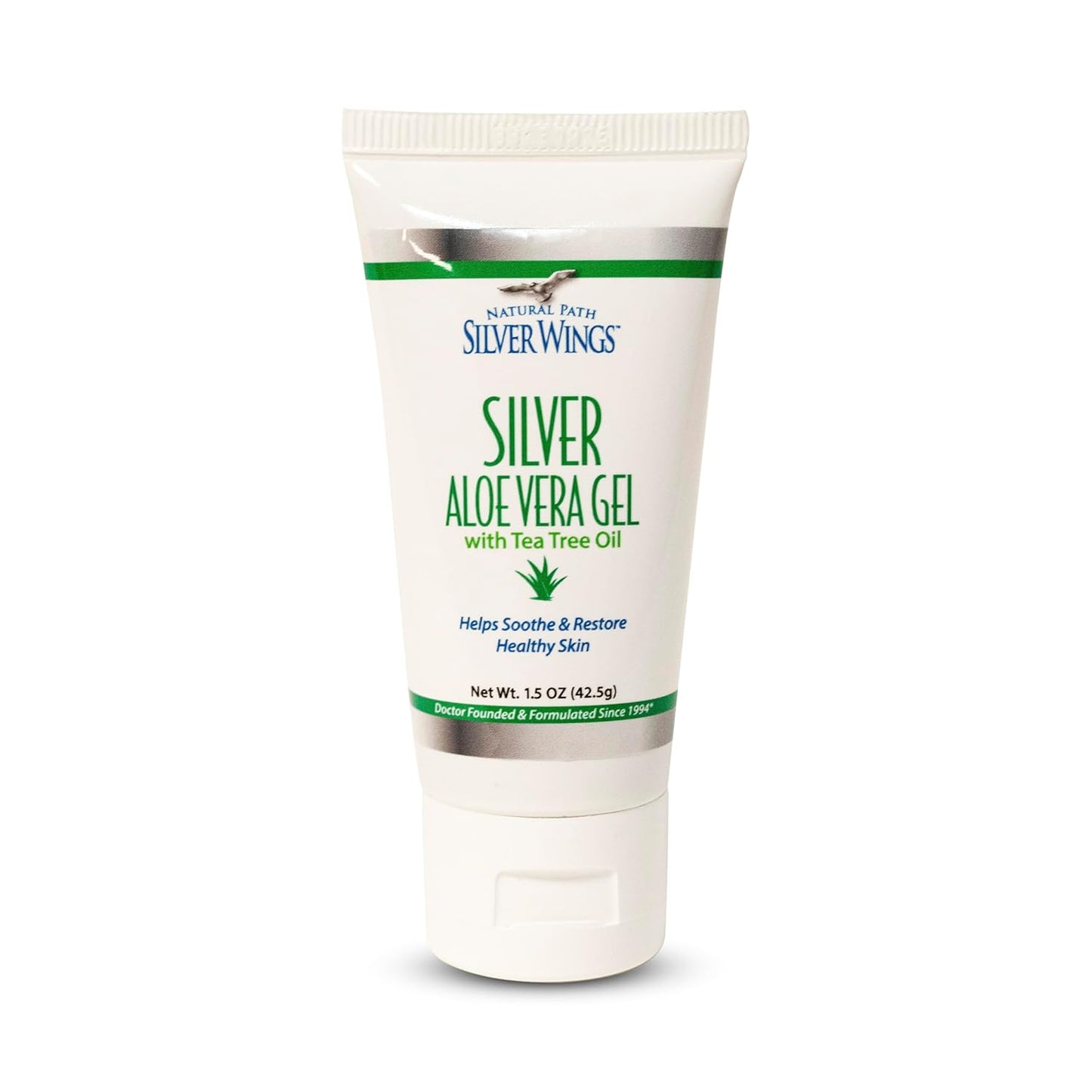 Silver Aloe Vera Gel with Tea Tree Oil .75 oz
