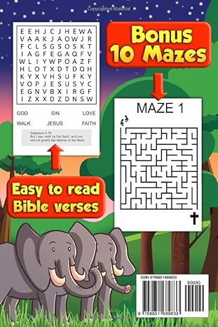 Bible Word Search For Kids Ages 4-8