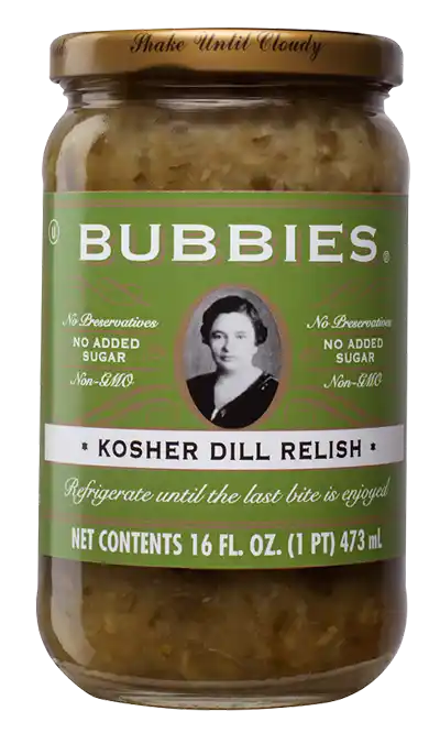 Bubbies Kosher Dill Relish 16 oz