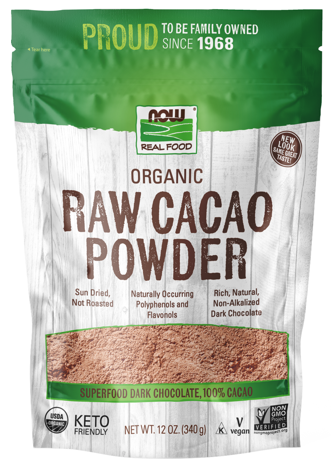 Cacao Powder, Raw 12 oz
