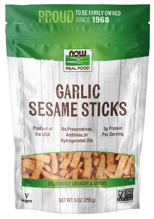 Sesame Sticks, Garlic 9 oz
