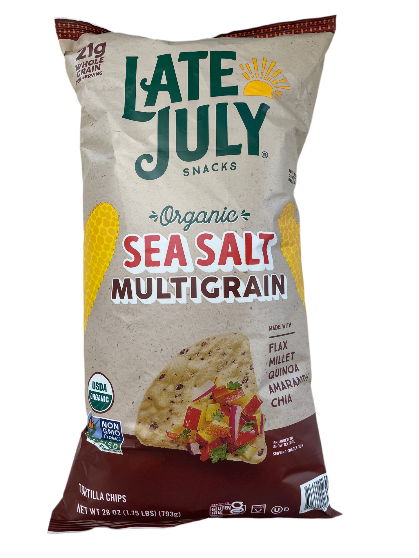 Multigrain Tortilla Chips, Organic 28oz