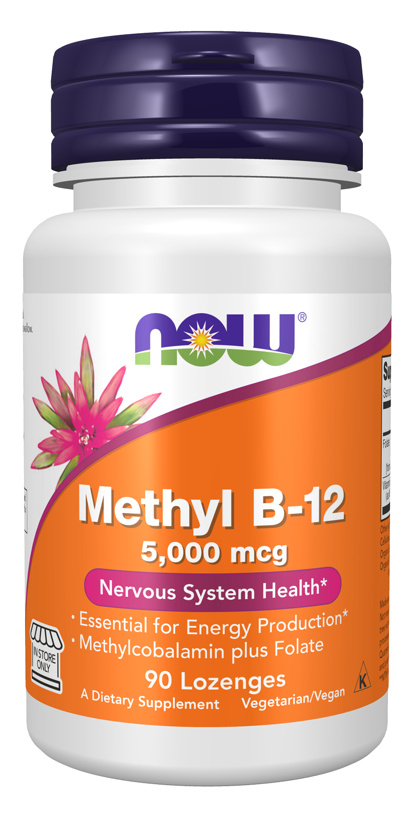 Methyl B-12 5,000 mcg +Folate