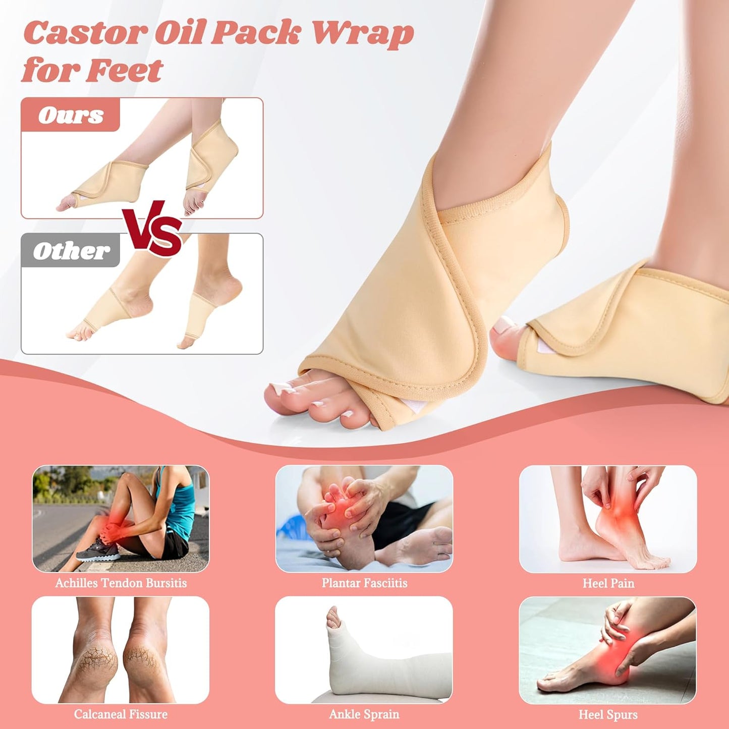 Castor Oil Pads