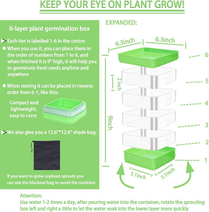 4-Tier Sprouting Kit