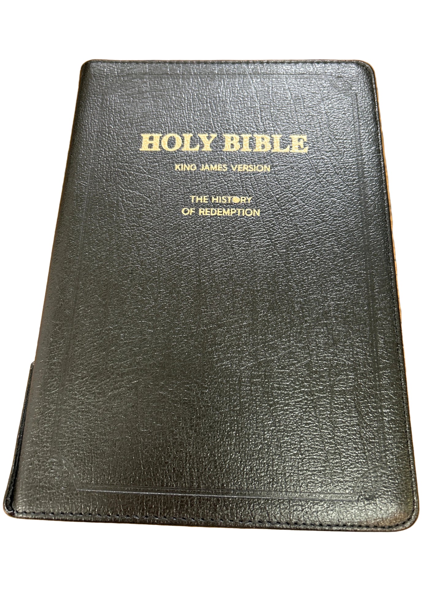 Bible, KJV Leather Zipper Cover, History of Redemption