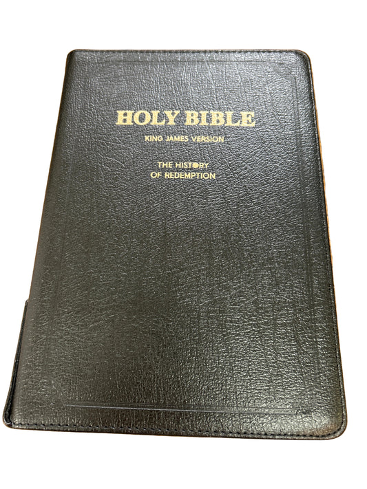 Bible, KJV Leather Zipper Cover, History of Redemption