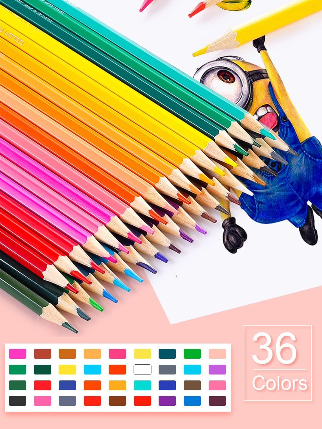 Colored Pencils, 36 colors