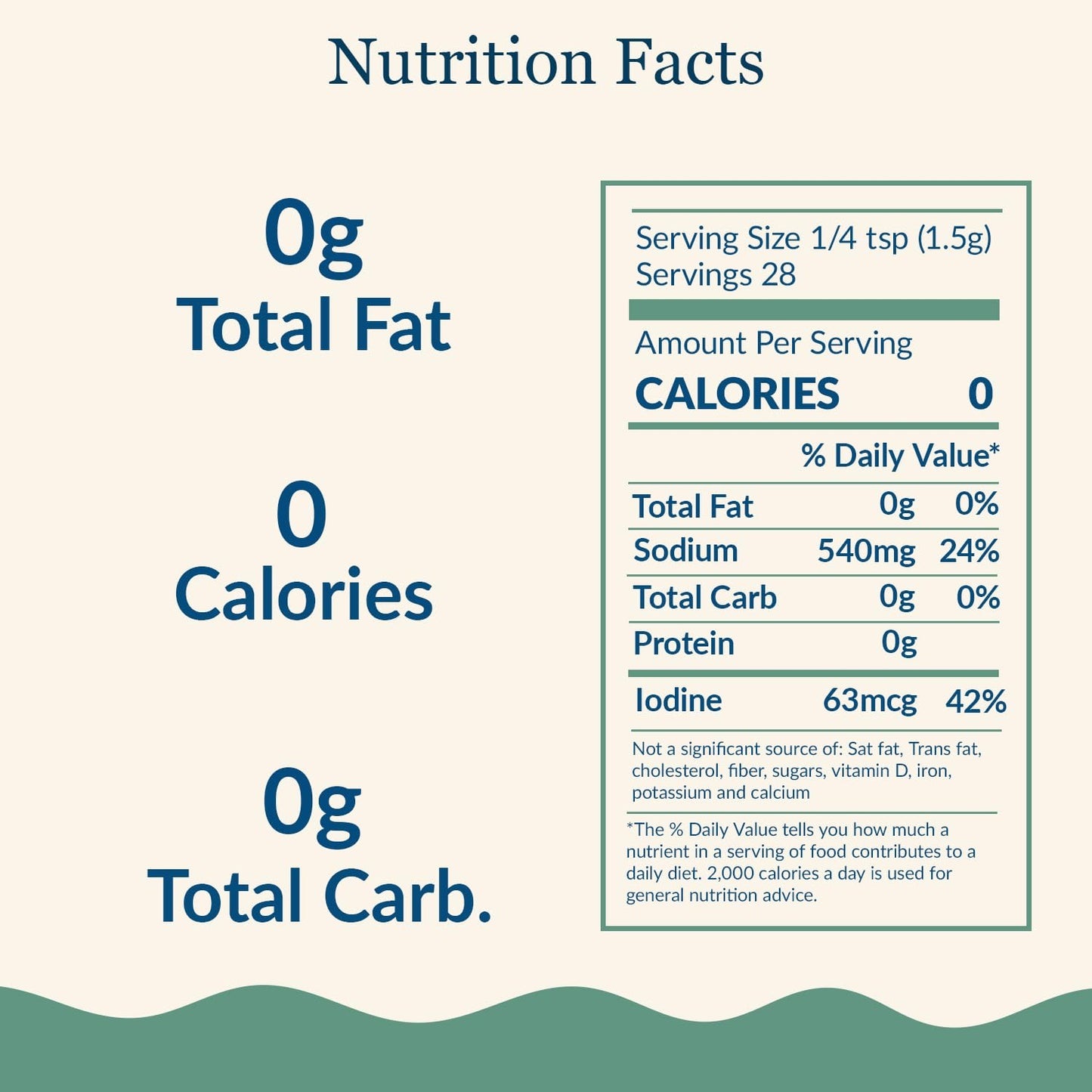 Sea Salt with Sea Veg 1.5 oz
