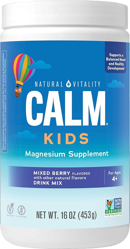 Natural Vitality CALM Magnesium for Kids 16 oz