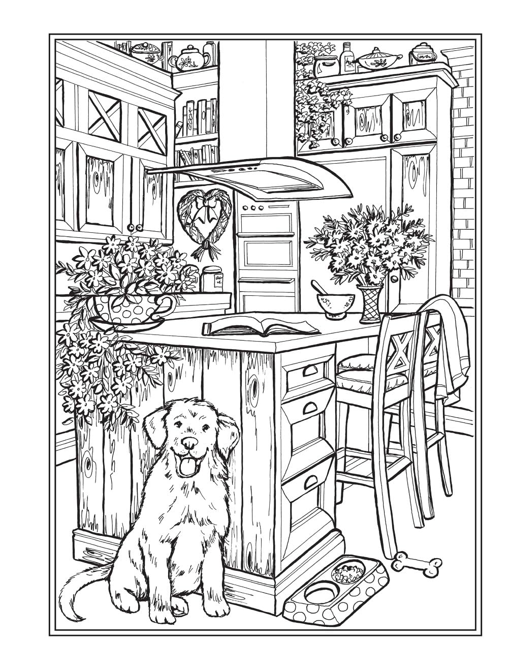 Home Sweet Home Coloring Book