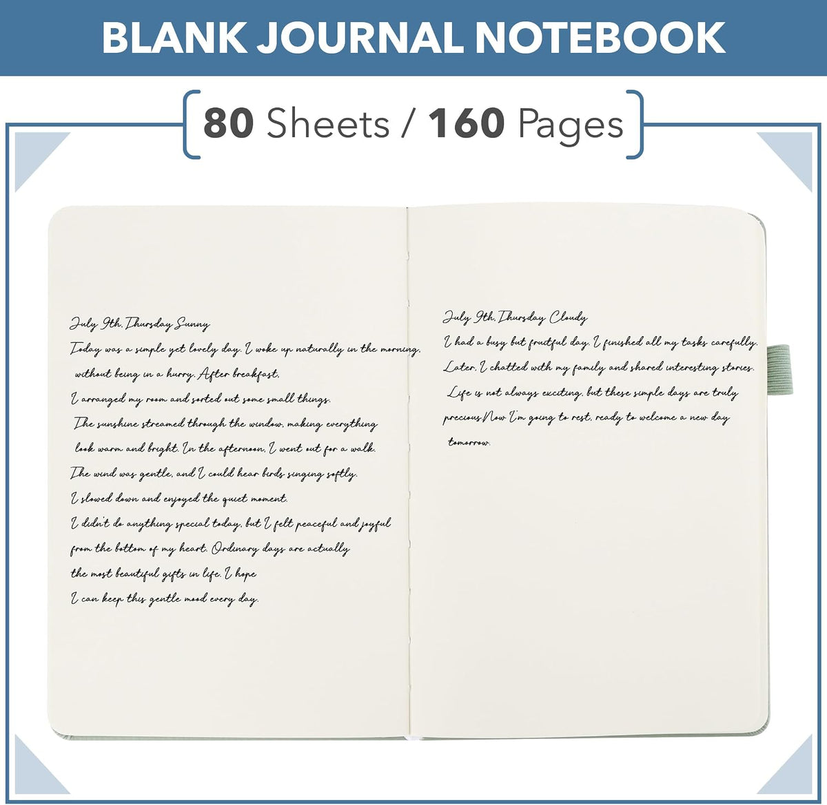 Blank Notebook 160 pages