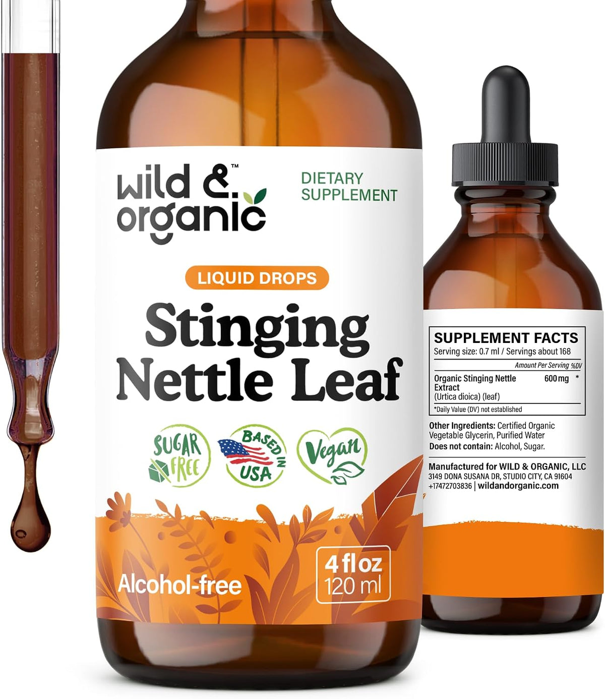 Tincture, Stinging Nettle, Organic 4 fl oz