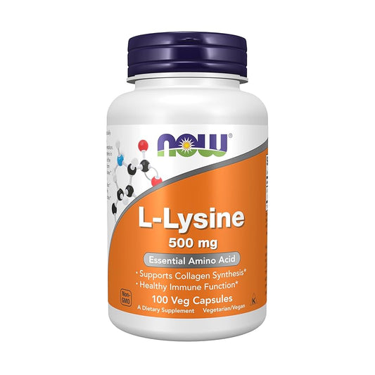 L-Lysine 500 mg, 100 Veg Caps