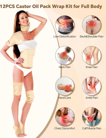 Castor Oil Pads