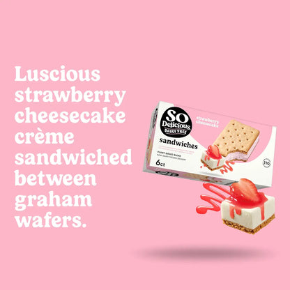 Frozen Sandwiches, Strawberry Cheesecake - Single