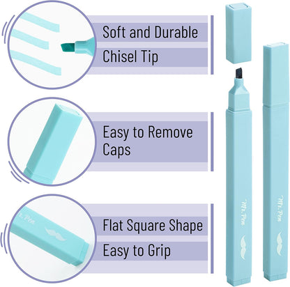 Mr Pen Pastel Highlighter Set 8 Pcs