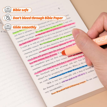 Bible Gel/Wax Highlighters, 12 Pcs