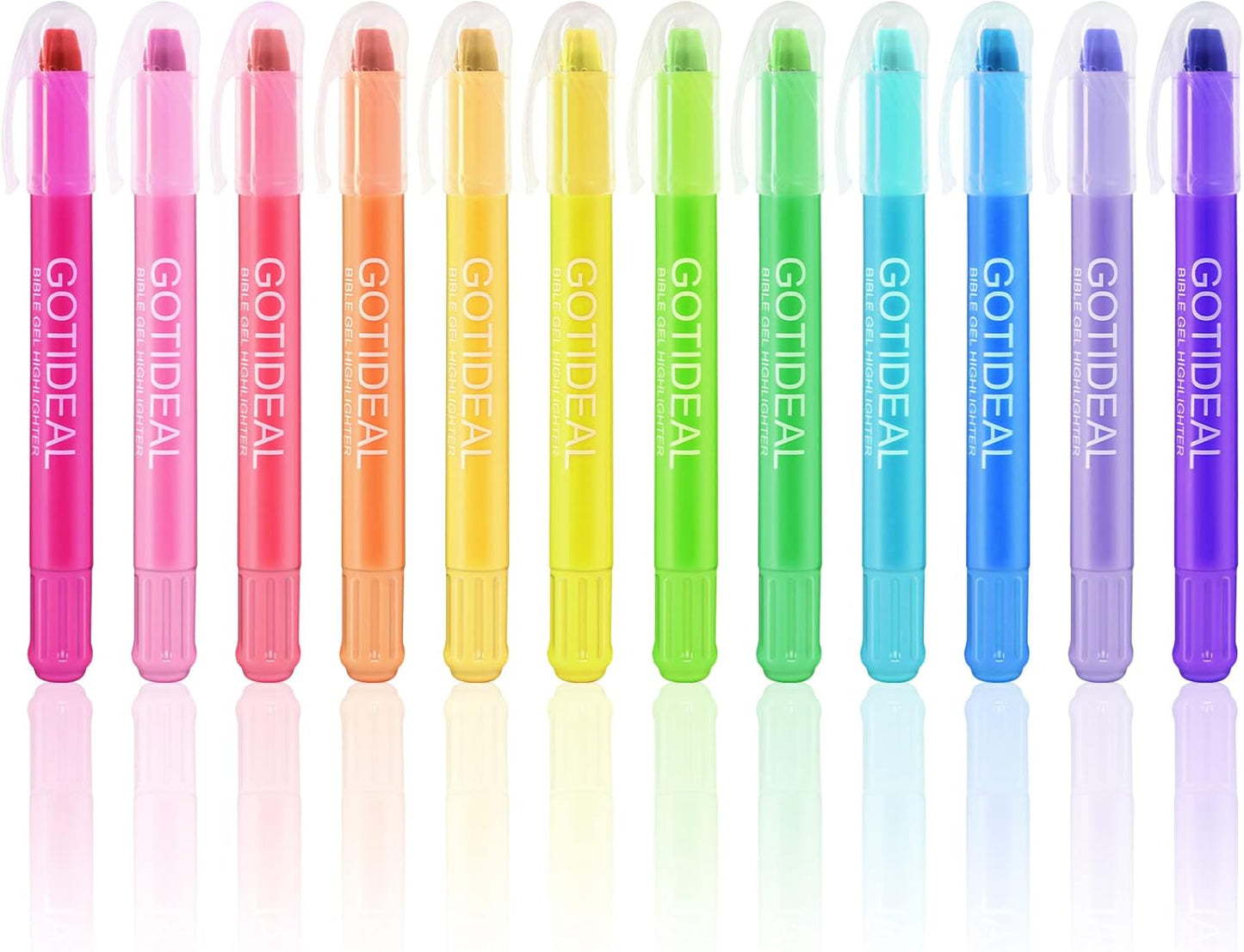 Bible Gel/Wax Highlighters, 12 Pcs