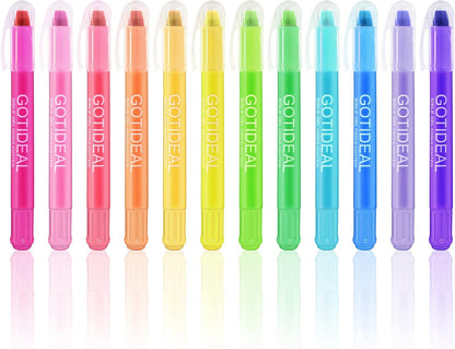 Bible Gel/Wax Highlighters, 12 Pcs