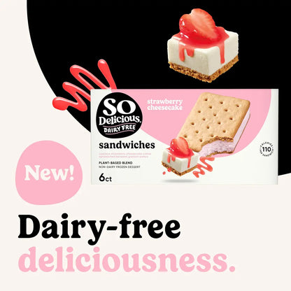 Frozen Sandwiches, Strawberry Cheesecake - Single