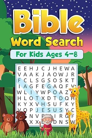 Bible Word Search For Kids Ages 4-8