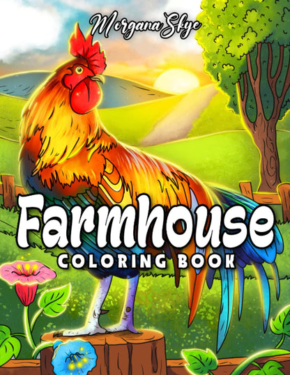 Farmhouse Coloring Book