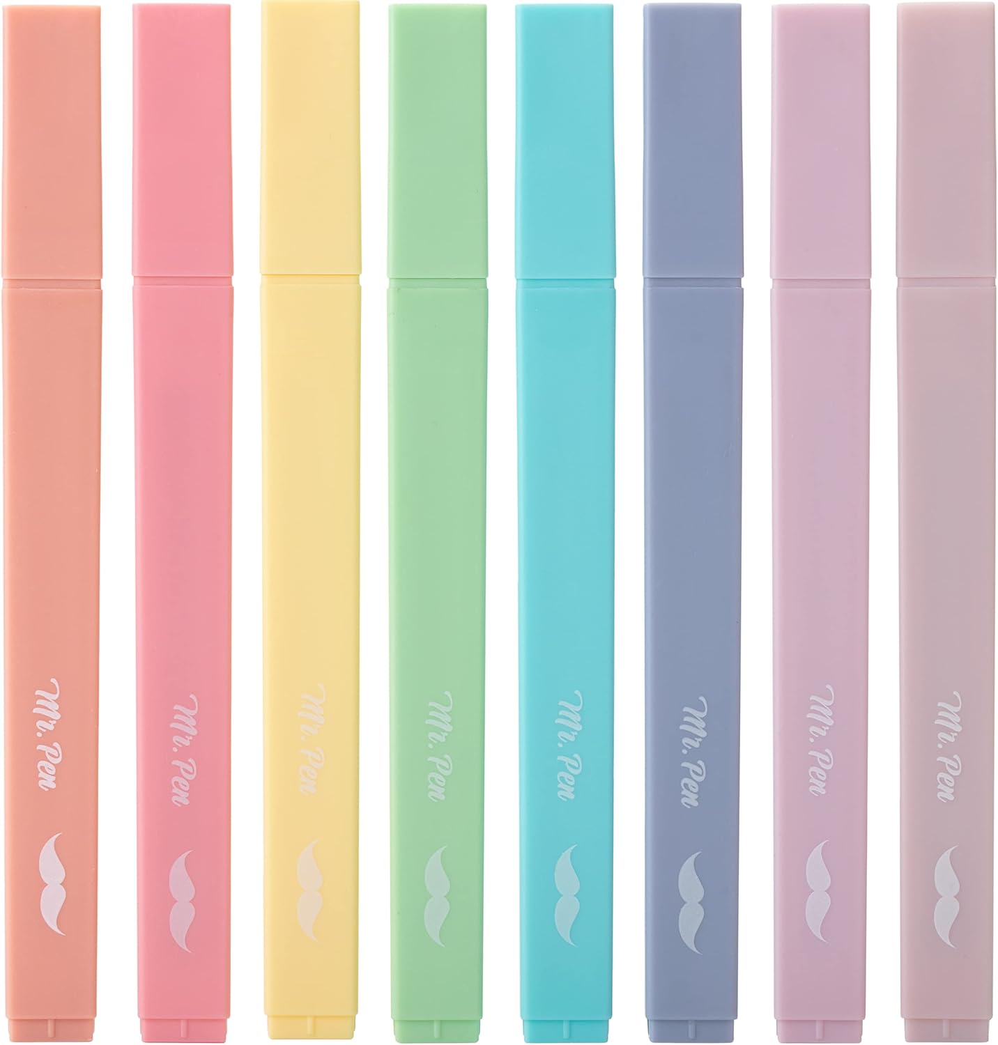 Mr Pen Pastel Highlighter Set 8 Pcs