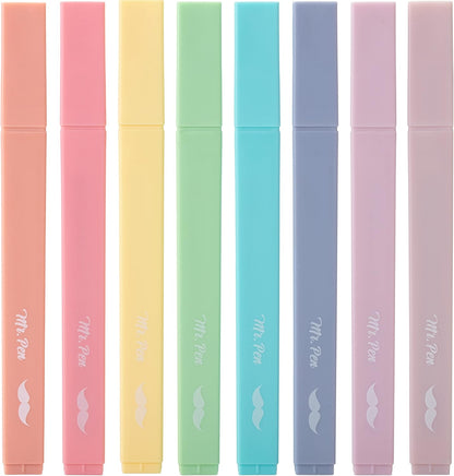 Mr Pen Pastel Highlighter Set 8 Pcs