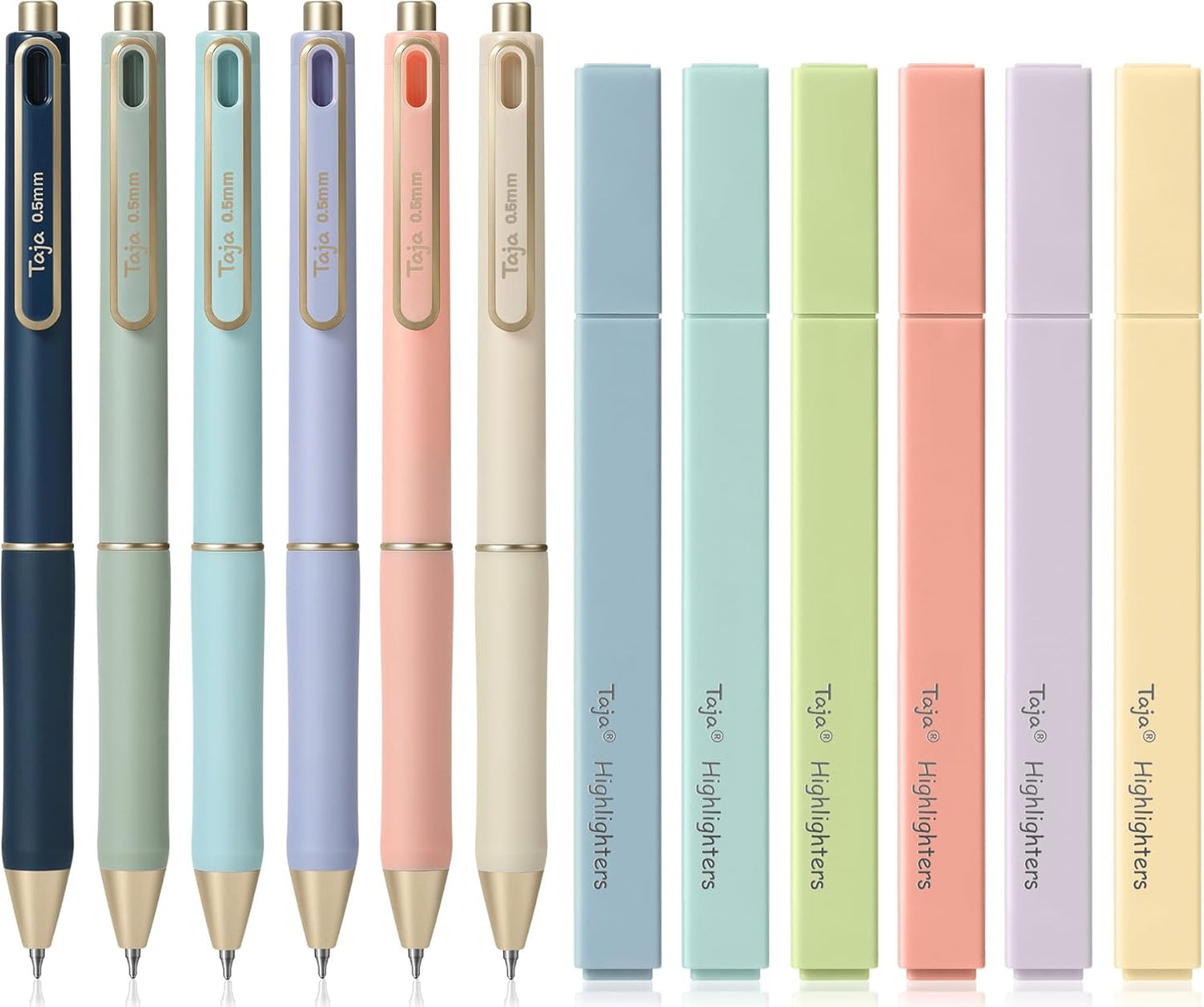 Taja Gel Pens & Highlighters