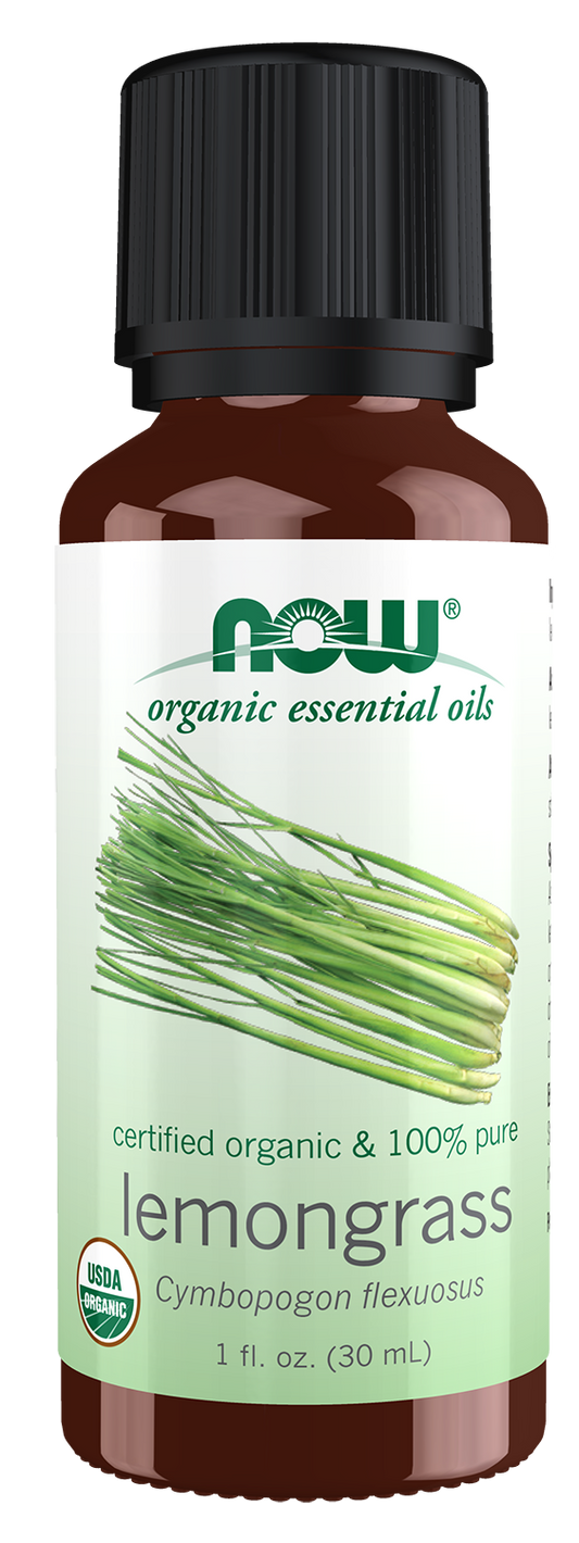 Lemongrass Oil, Organic 1 oz