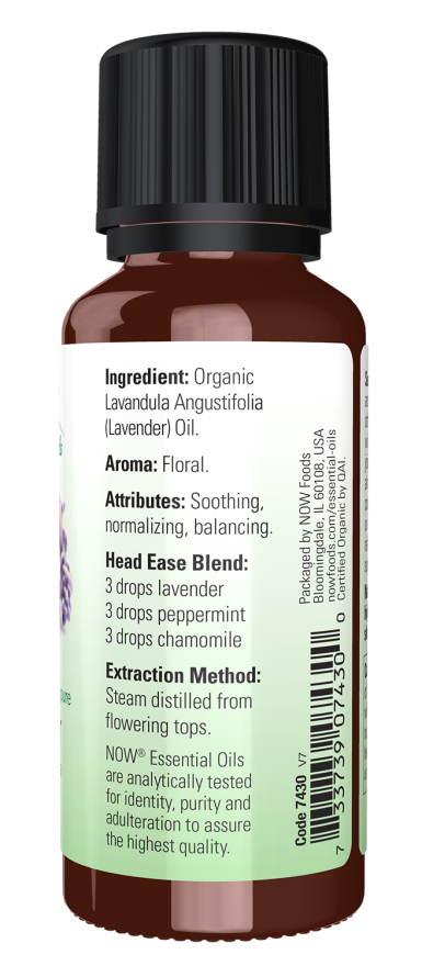 Lavender Oil, Organic 1 oz