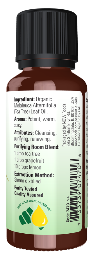 Tea Tree Oil, Organic 1 oz