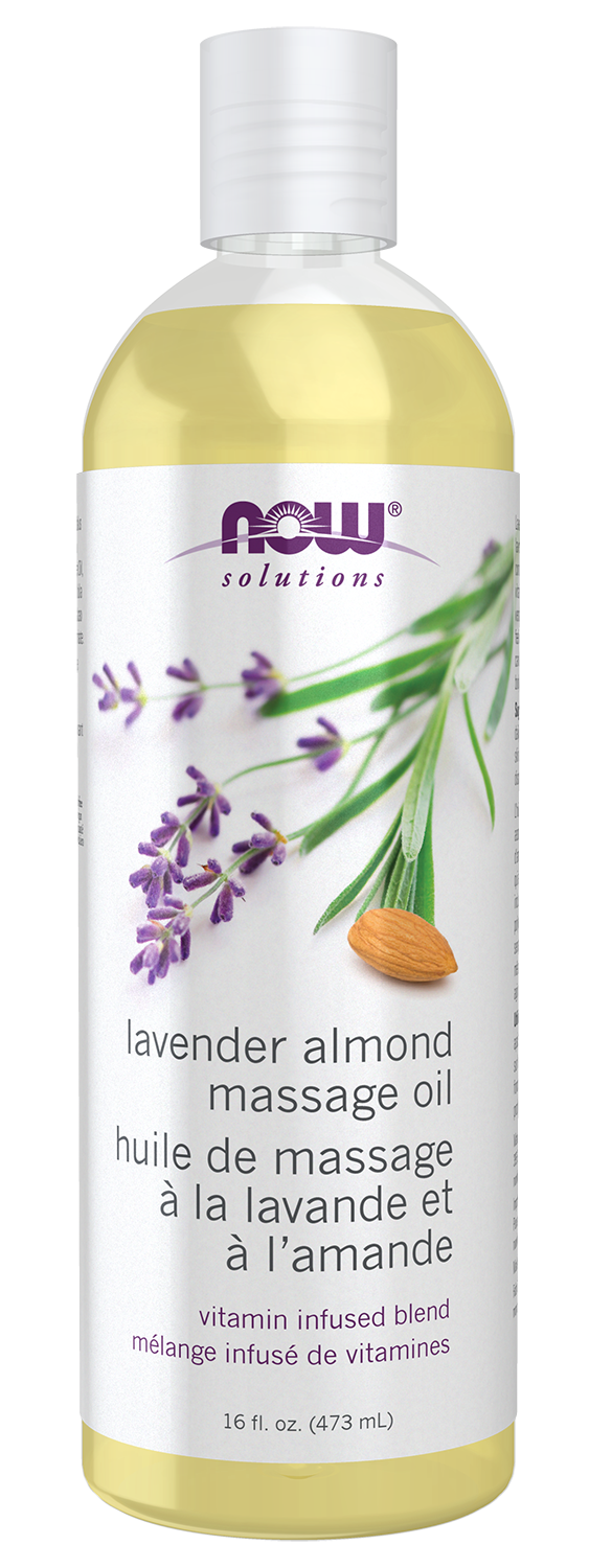 Massage Oil, Lavender Almond  16 oz