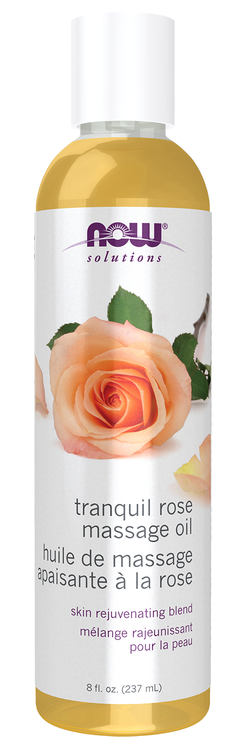 Massage Oil, Tranquil Rose 8 oz