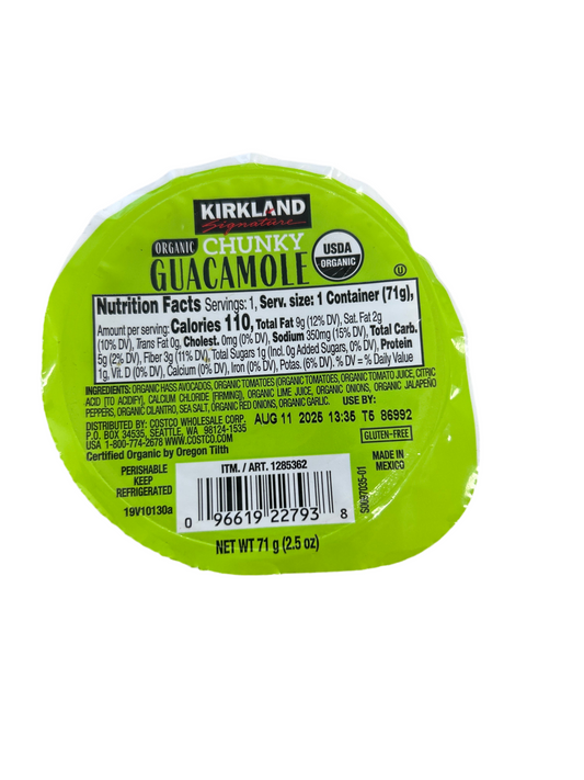 Guacamole, Chunky, Organic 2.5 oz