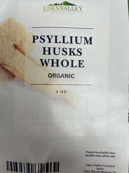 Psyllium Seed Husk Organic Whole