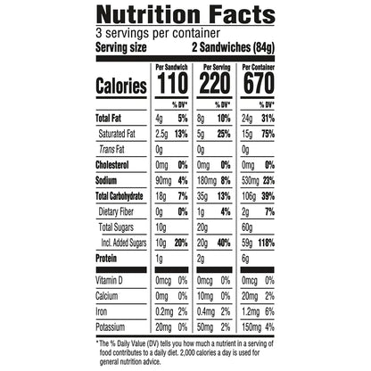Frozen Sandwiches, Strawberry Cheesecake - Single