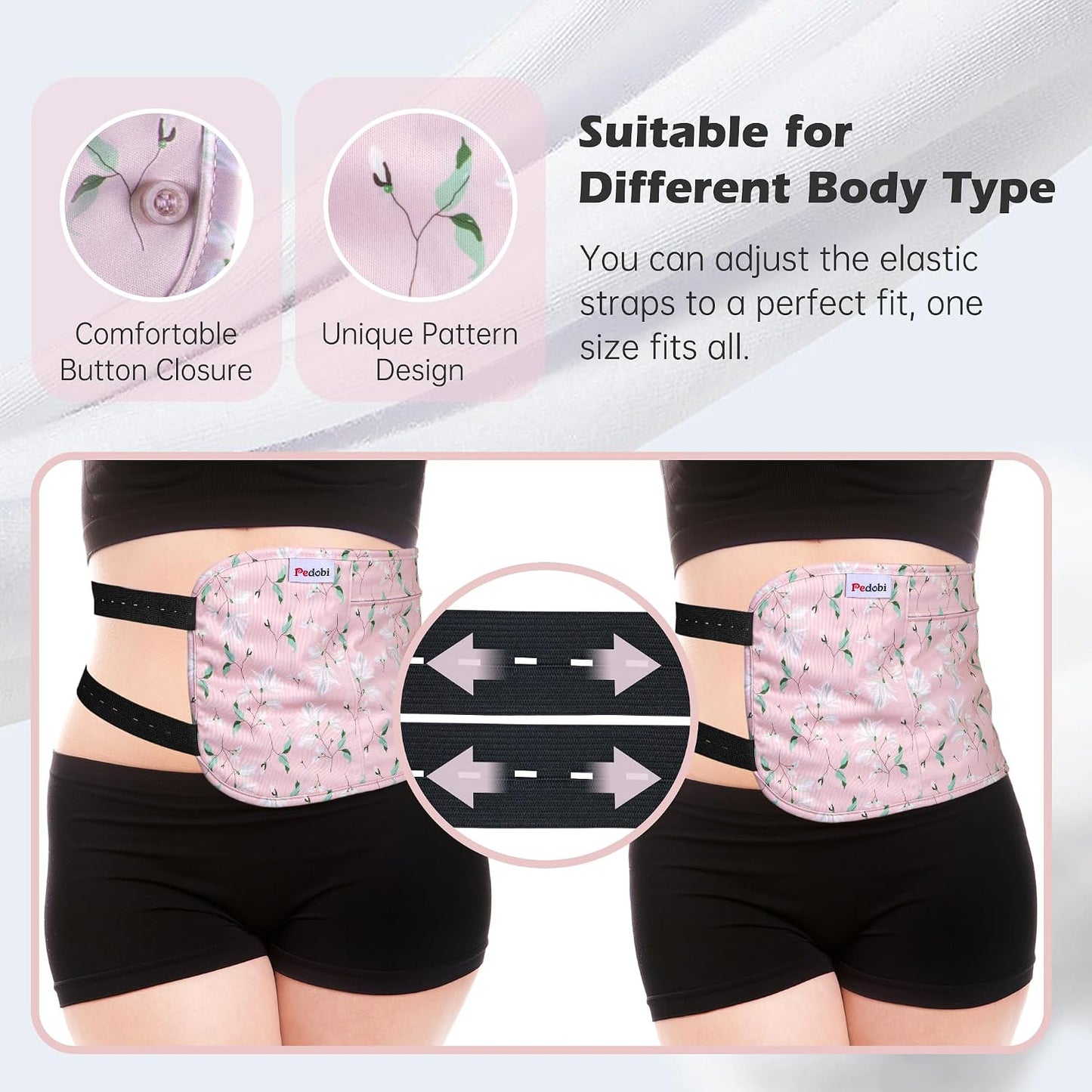 Castor Oil Wrap Set, 2 Pieces