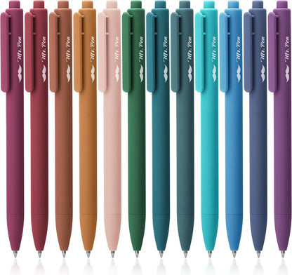 Gel Pens, Retractable, 12 colors