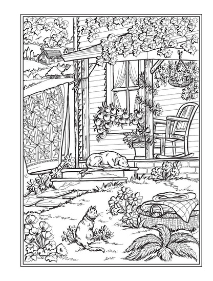 Home Sweet Home Coloring Book
