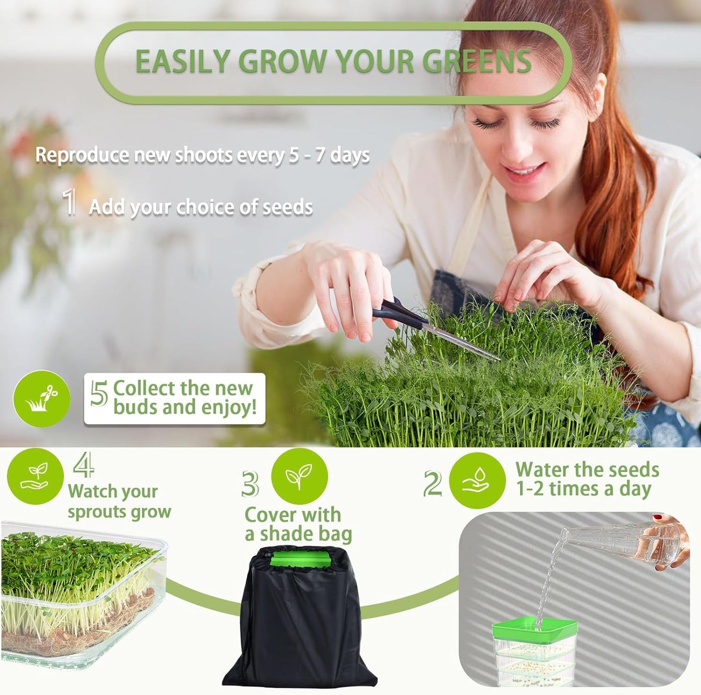 4-Tier Sprouting Kit