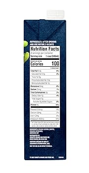 Milk, Soy Plain, Unsweetened, Organic 32 oz