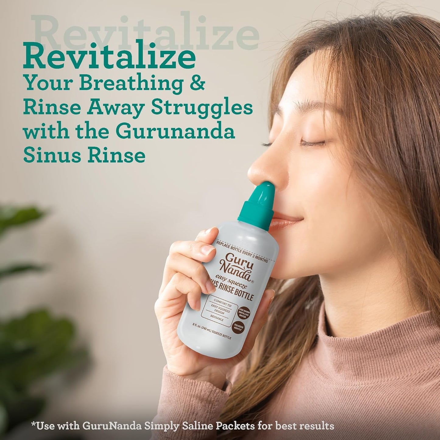 Sinus Rinse Squeeze Bottle