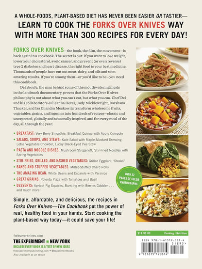 Forks Over Knives - The Cookbook, paperback - SALE!