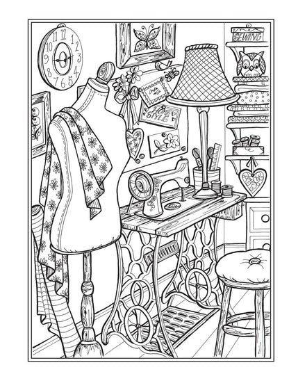 Home Sweet Home Coloring Book