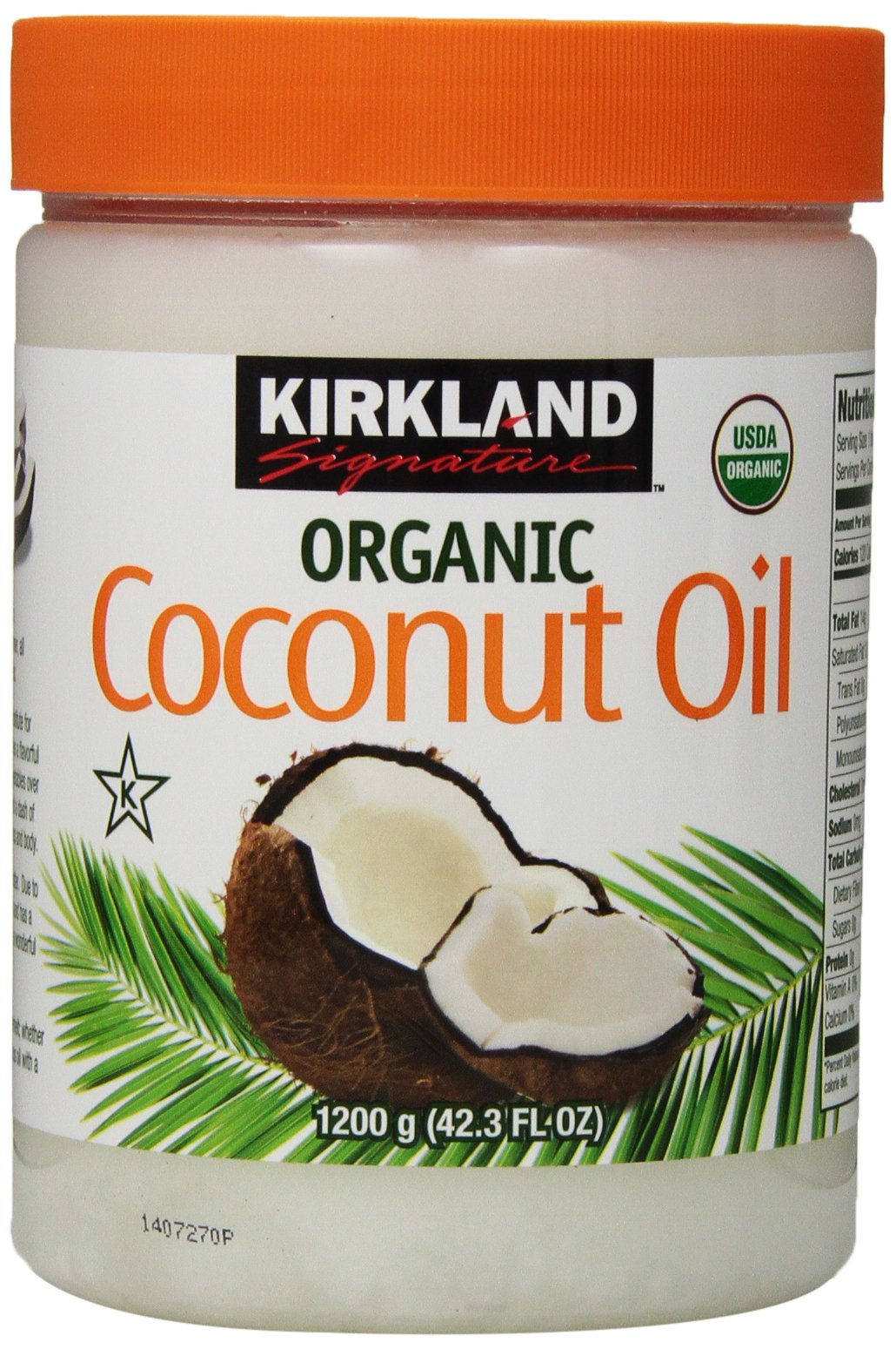 Kirkland Organic Virgin Coconut Oil 84 oz