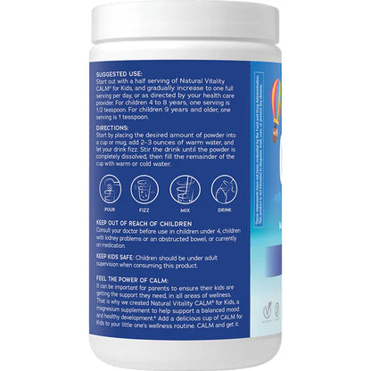 Natural Vitality CALM Magnesium for Kids 16 oz